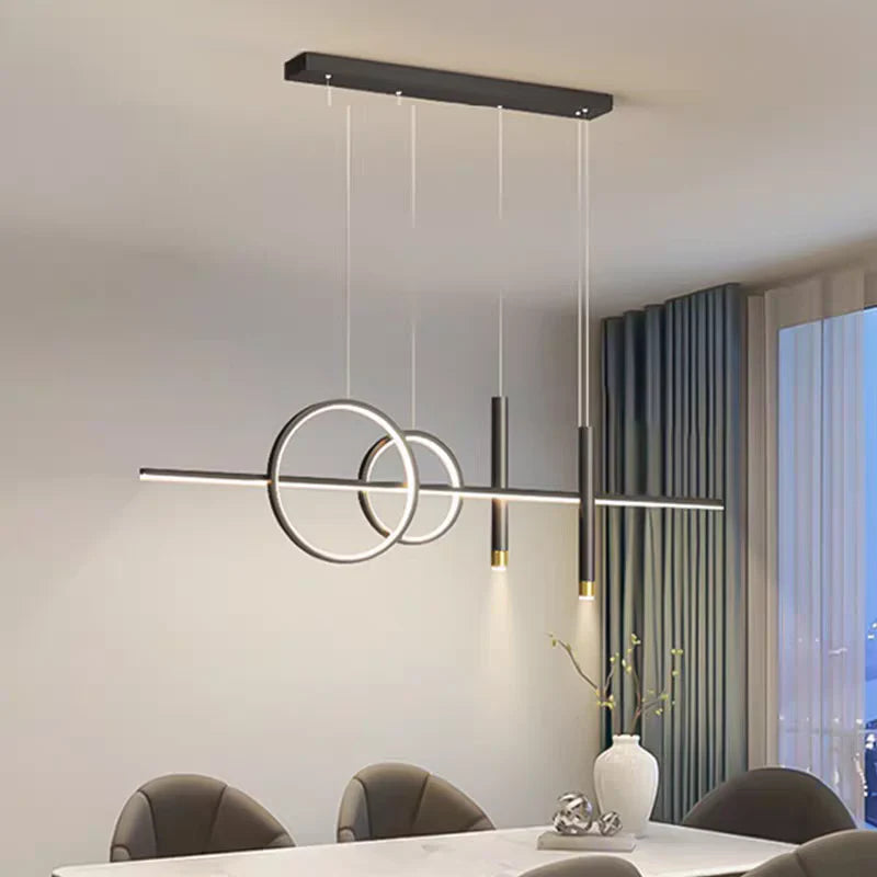 Lampa wisząca LED geometryczna — salon i jadalnia | Norivo Norivo