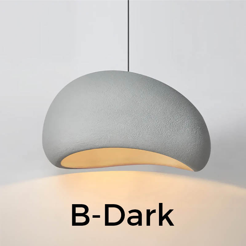 Lampa wisząca WABILUME — styl wabi-sabi, regulowana wysokość | Norivo Norivo