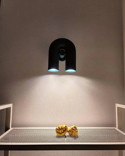 Nowoczesna lampa ścienna LED w kształcie łuku — designerski kinkiet, 4 kolory | Norivo Norivo