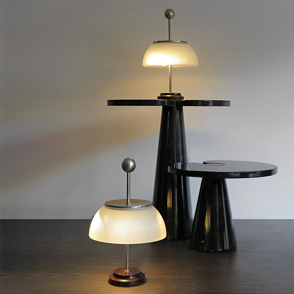 Lampa szklana żebrowana zdjęcie 3