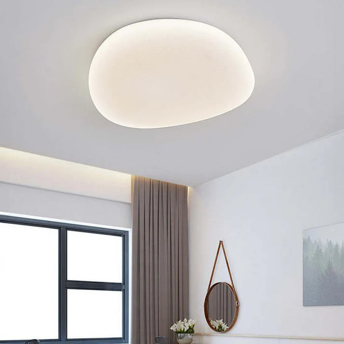 Organiczna lampa sufitowa LED — naturalny kształt kamienia, 4 rozmiary | Norivo Norivo