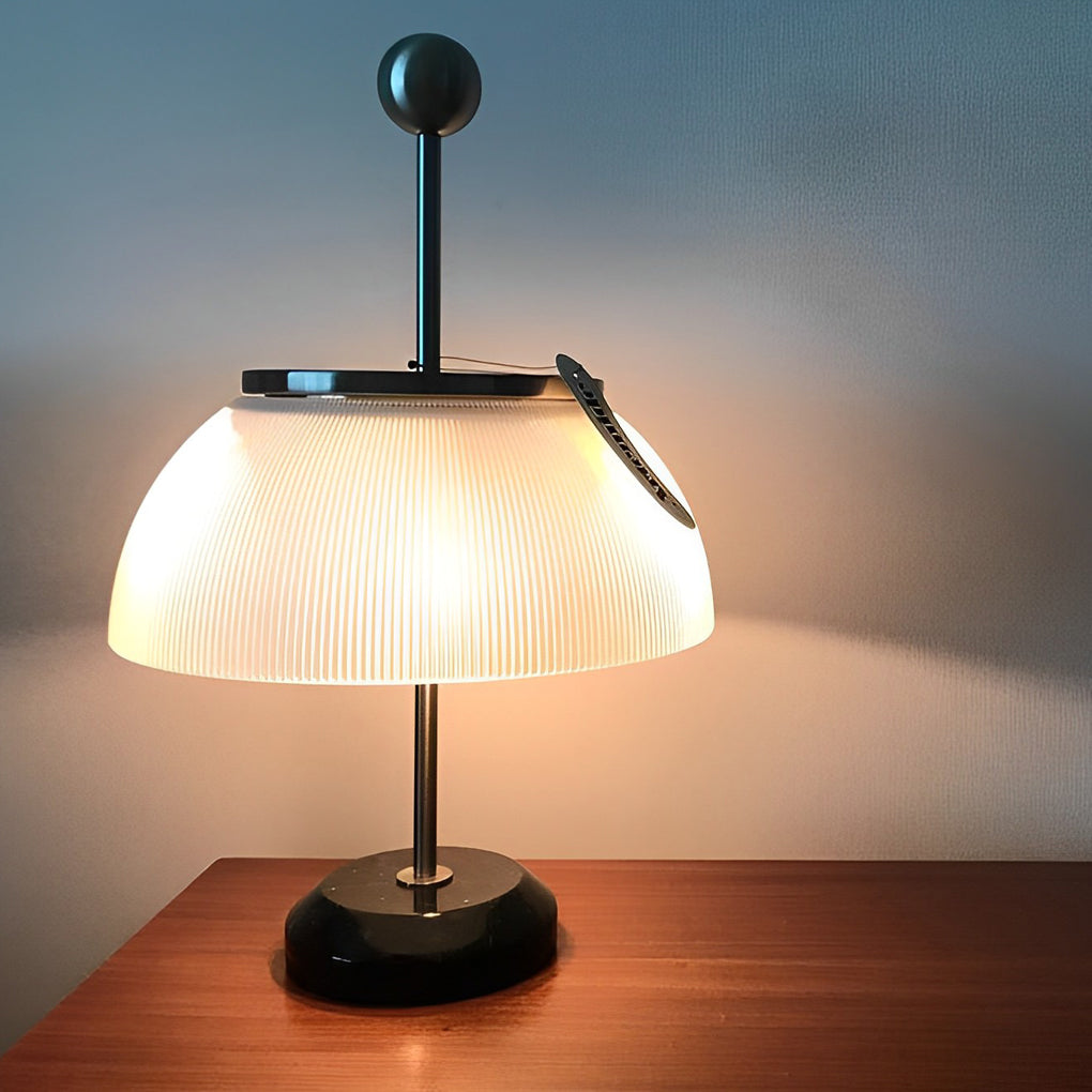 Lampa szklana żebrowana zdjęcie 5