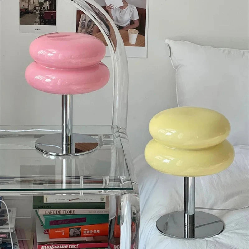 Lampa stołowa Bauhaus — 3 poziomy ściemniania + USB Norivo