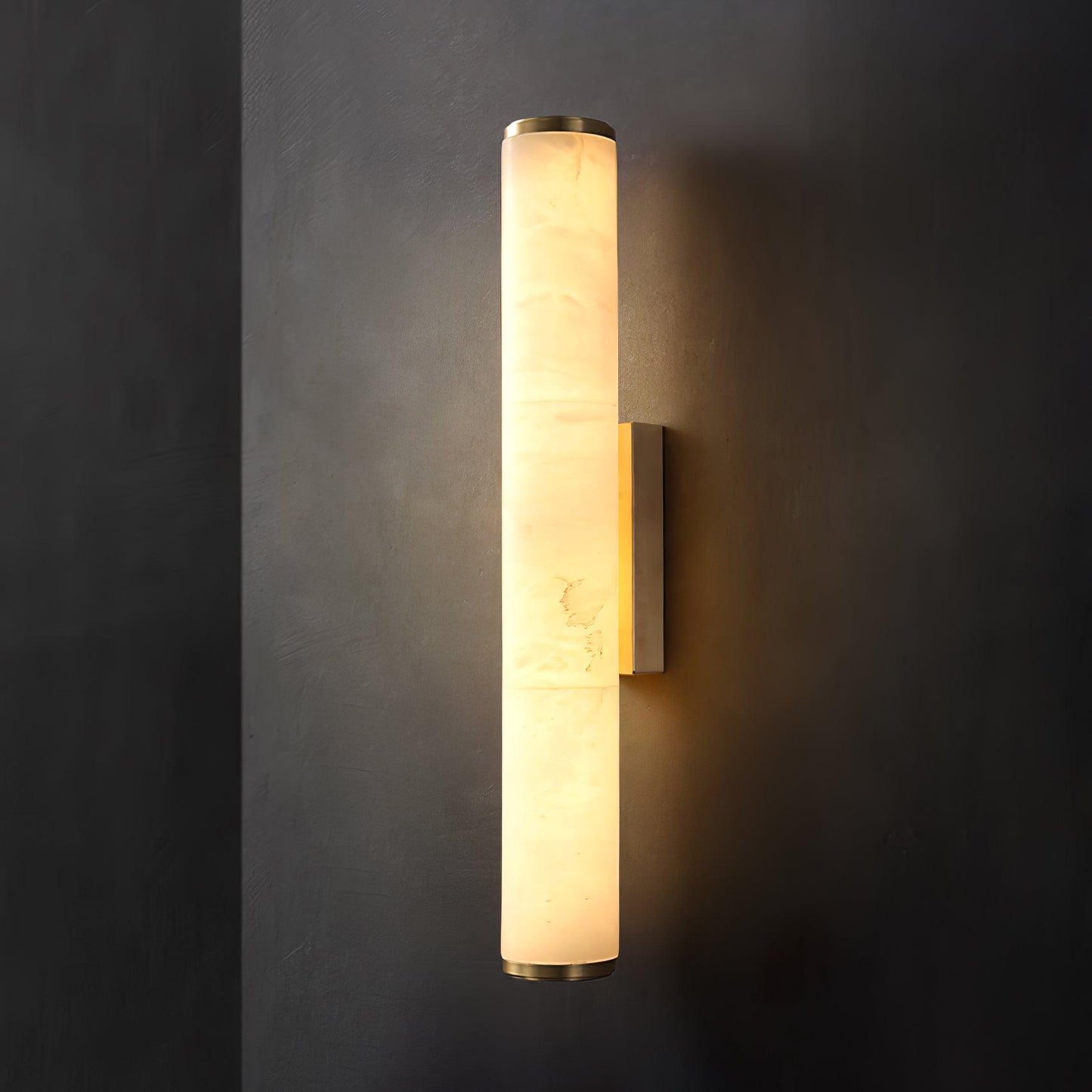 Nowoczesny kinkiet LED z alabastrowym kloszem — elegancka lampa ścienna | Norivo Norivo