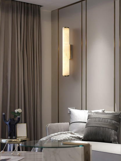 Nowoczesny kinkiet LED z alabastrowym kloszem — elegancka lampa ścienna | Norivo Norivo