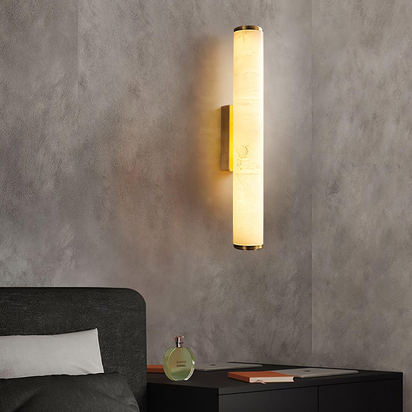 Nowoczesny kinkiet LED z alabastrowym kloszem — elegancka lampa ścienna | Norivo Norivo