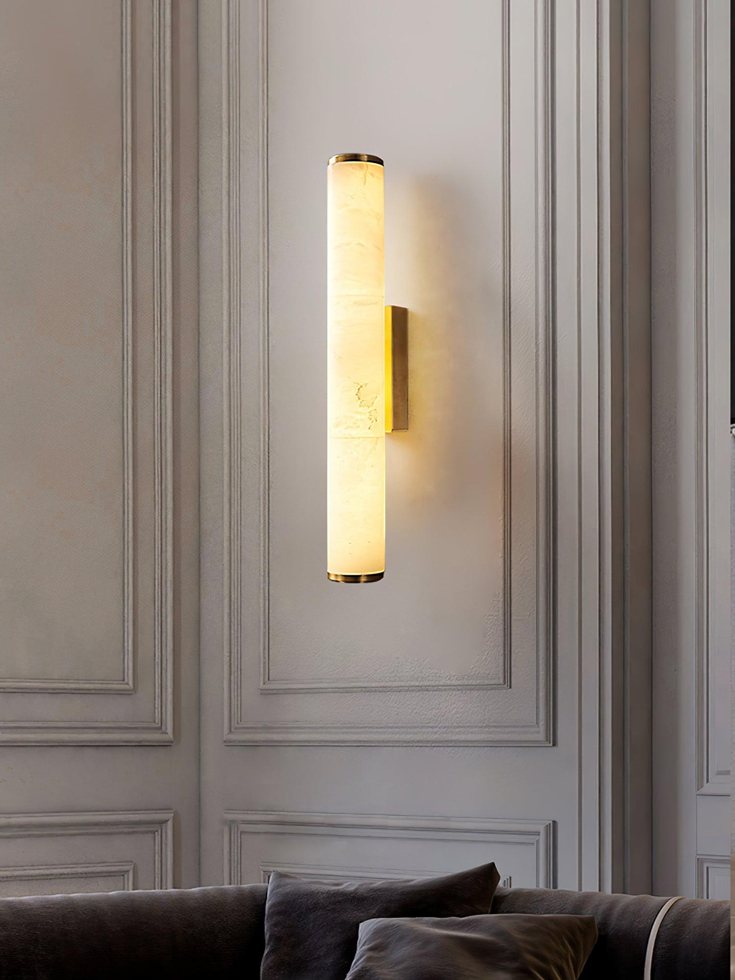 Nowoczesny kinkiet LED z alabastrowym kloszem — elegancka lampa ścienna | Norivo Norivo