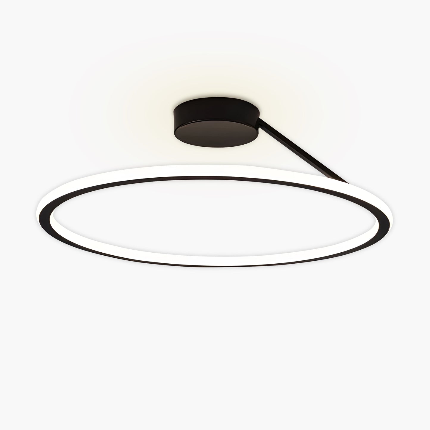 Lampa sufitowa ELENA — okrągła, minimalistyczna, semi flush mount | Norivo Norivo