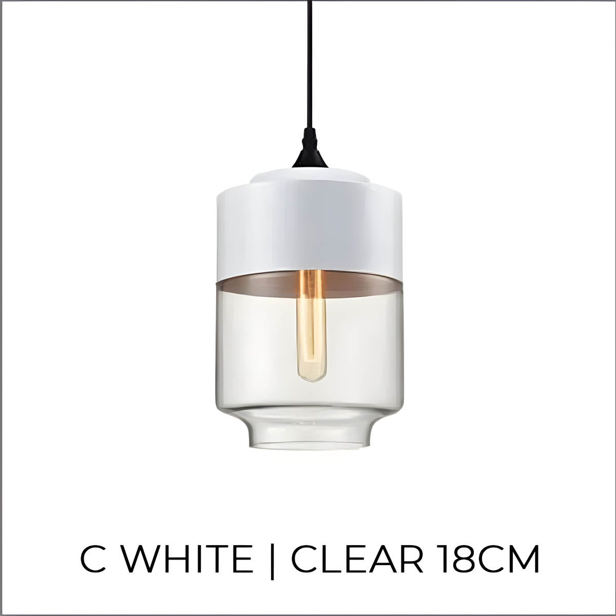 Lampa wisząca FUSIO — drewno i szkło bursztynowe, mix&match | Norivo Norivo