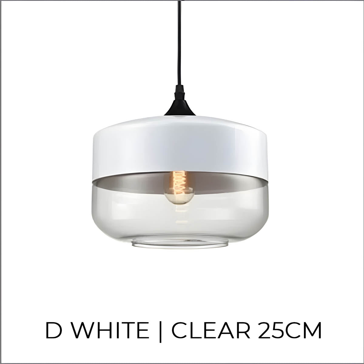 Lampa wisząca FUSIO — drewno i szkło bursztynowe, mix&match | Norivo Norivo