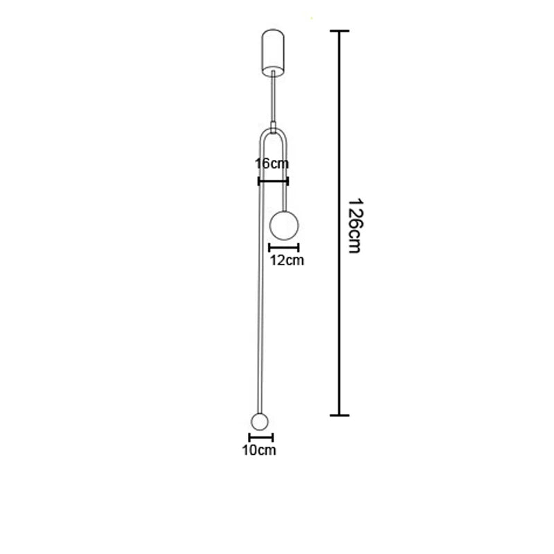 Lampa wisząca LED z kulistymi kloszami — minimalistyczny design | Norivo Norivo