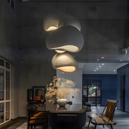 Lampa wisząca WABILUME — styl wabi-sabi, regulowana wysokość | Norivo Norivo