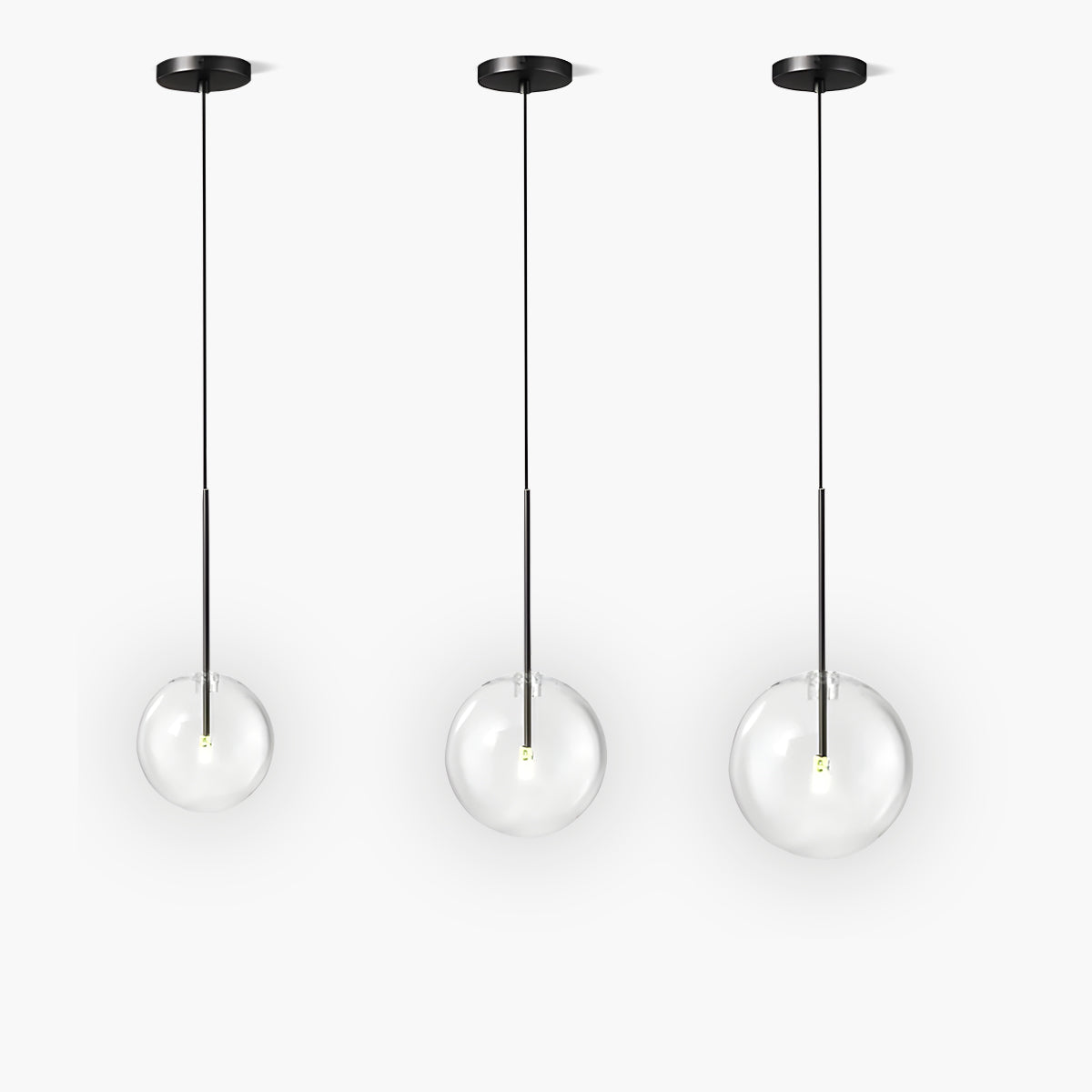 Lampa wisząca ORB — minimalistyczna kula szklana | Norivo Norivo