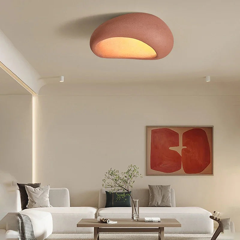 Lampa sufitowa LED wabi-sabi — organiczna forma, 5 kolorów | Norivo Norivo