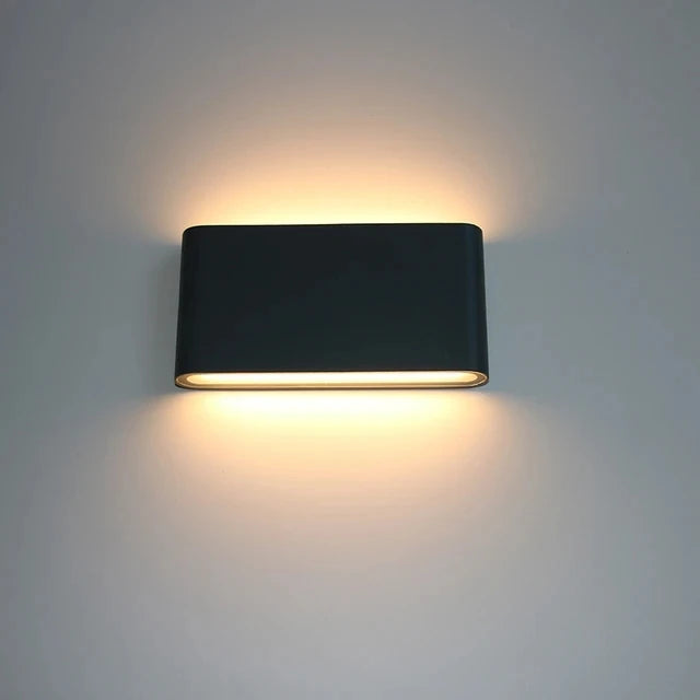 Wodoodporny kinkiet LED — oświetlenie dwukierunkowe góra/dół, aluminium | Norivo Norivo