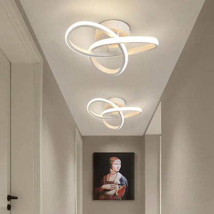Lampa sufitowa LED — geometryczna oprawa trzy pierścienie, styl modern | Norivo Norivo