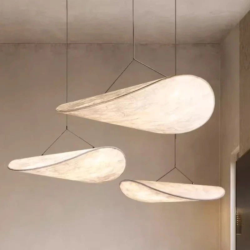 Designerska lampa wisząca Japandi — podłużny panel, nowoczesna elegancja | Norivo Norivo