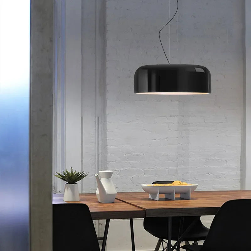 Lampa wisząca LED dysk — minimalistyczny design | Norivo Norivo