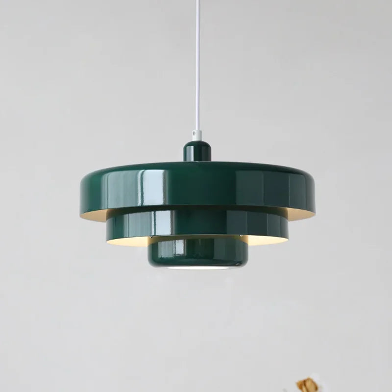Designerska lampa wisząca LED — geometryczny klosz, 7 kolorów | Norivo Norivo