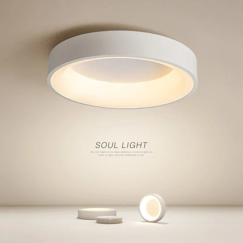 Okrągła lampa sufitowa LED — 3 barwy, 3 rozmiary | Norivo Norivo