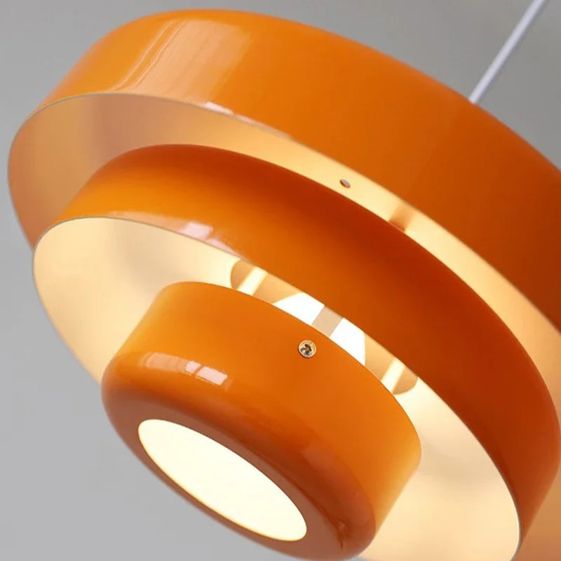 Designerska lampa wisząca LED — geometryczny klosz, 7 kolorów | Norivo Norivo