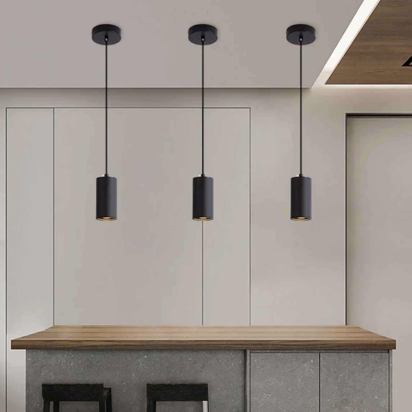 Lampa wisząca spot cylindryczna — elegancki minimalizm | Norivo Norivo