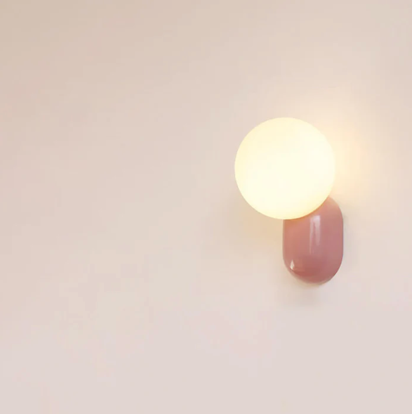 Nowoczesny kinkiet kula LED — designerska lampa ścienna, 5 kolorów | Norivo Norivo
