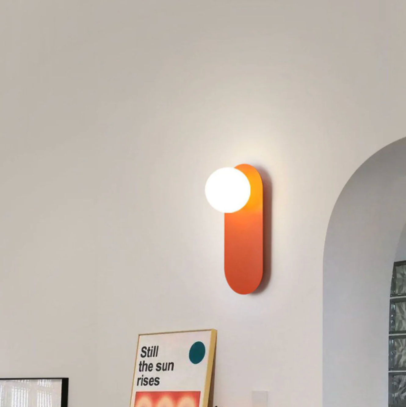 Kinkiet ścienny LED kula — nowoczesna lampa ścienna dekoracyjna | Norivo Norivo
