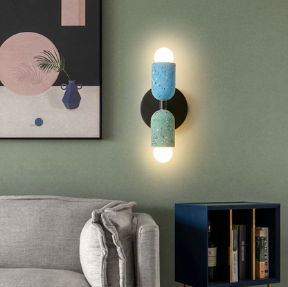 Nowoczesny kinkiet ścienny LED terrazzo — designerskie oświetlenie dekoracyjne | Norivo Norivo