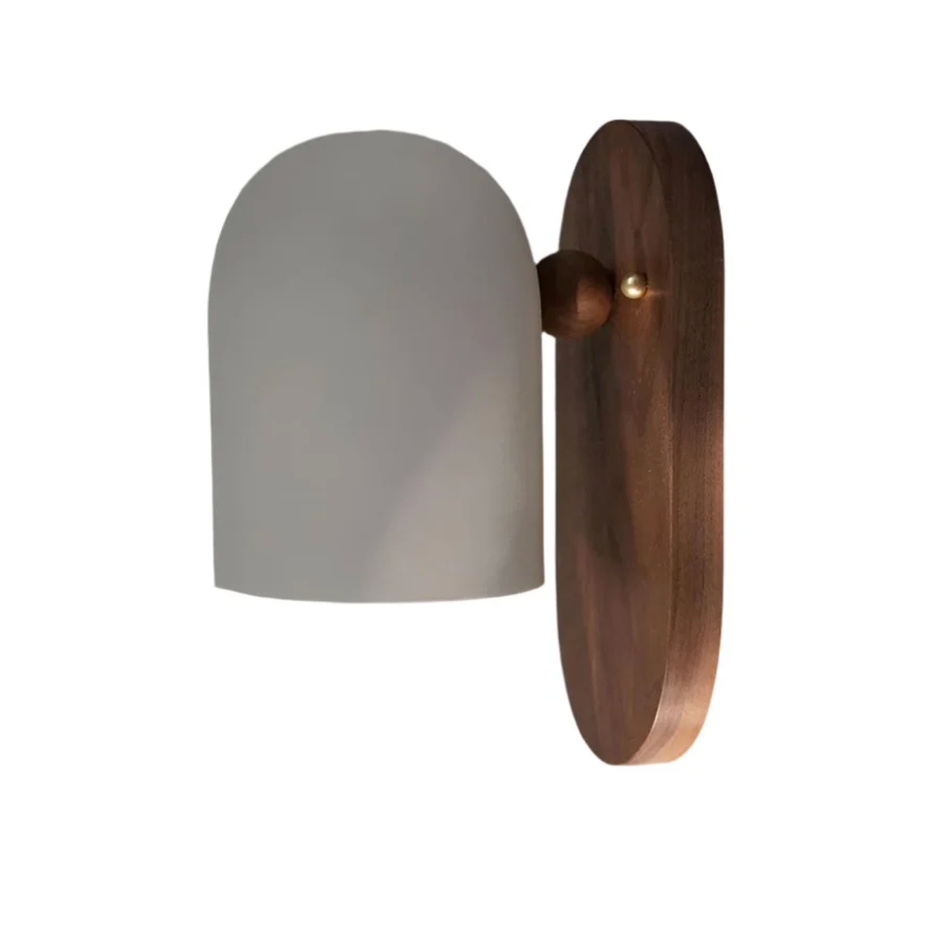 Nowoczesny kinkiet ścienny z drewnianą podstawą — minimalistyczna lampa nordycka | Norivo Norivo