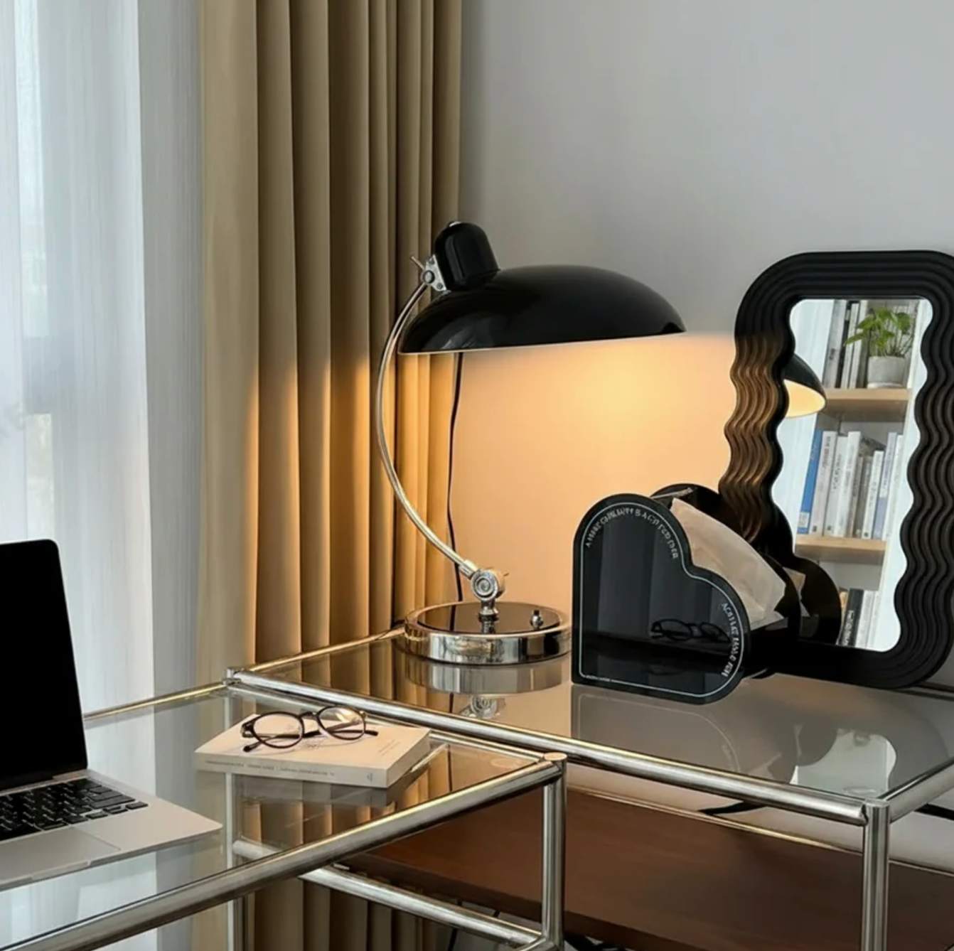 Lampa biurkowa retro widok 7