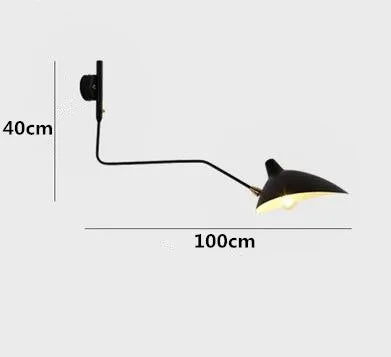 Designerska lampa ścienna z podwójnym ramieniem — regulowany kinkiet do salonu, biura i sypialni | Norivo Norivo