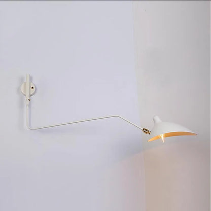 Designerska lampa ścienna z podwójnym ramieniem — regulowany kinkiet do salonu, biura i sypialni | Norivo Norivo