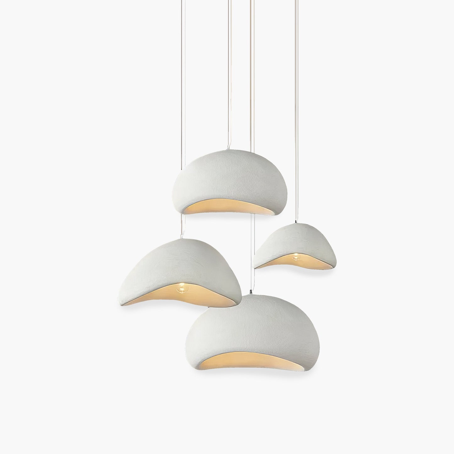Lampa wisząca WABILUME — styl wabi-sabi, regulowana wysokość | Norivo Norivo