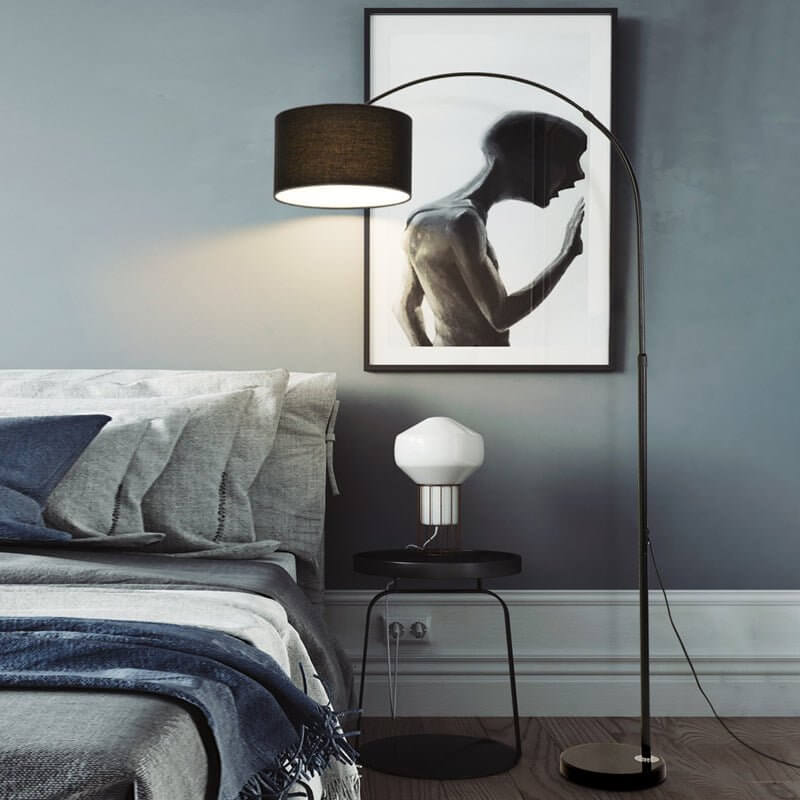 Lampa łukowa widok z boku