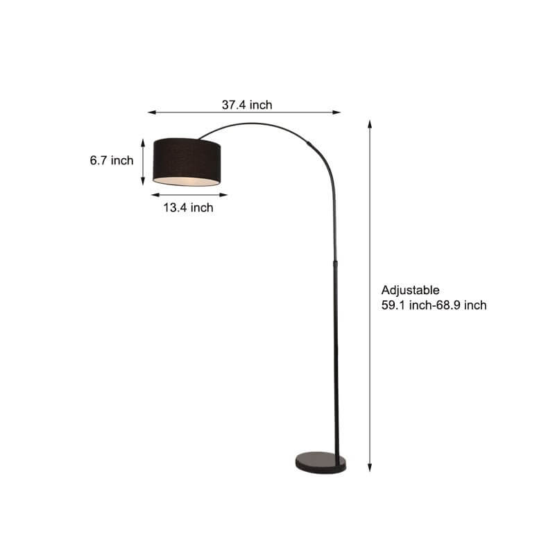 Lampa łukowa abażur