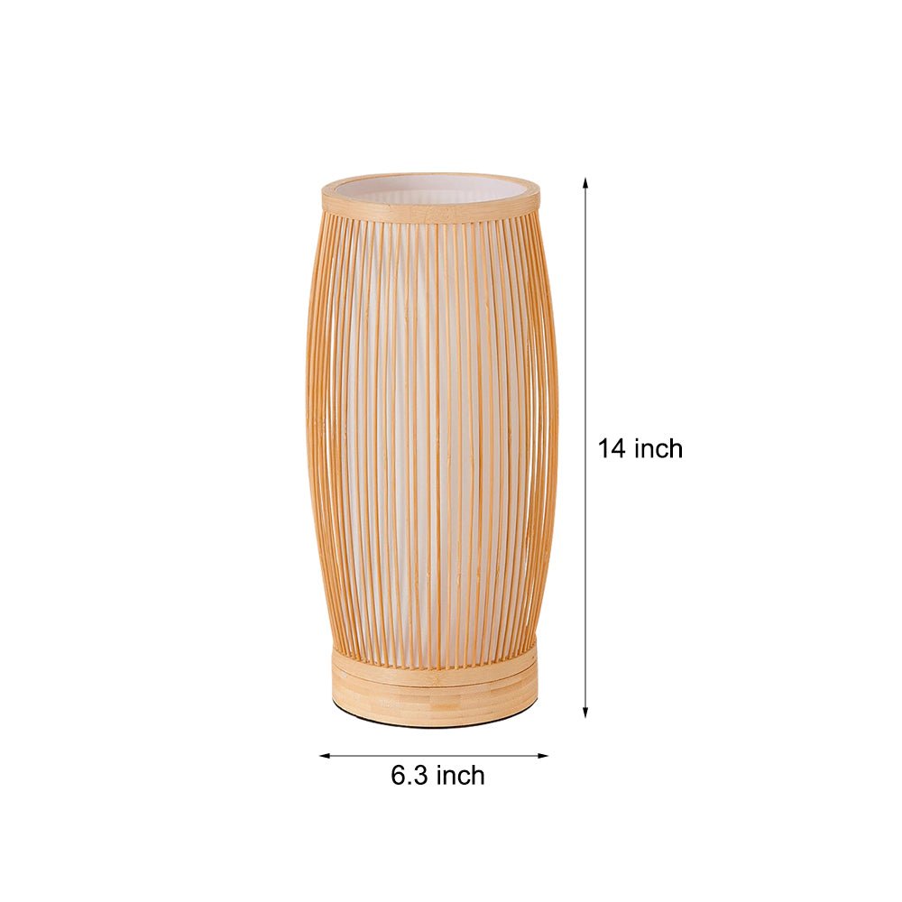 Lampa bambusowa japońska zdjęcie 4