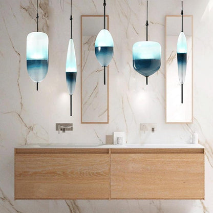 Lampa gradient szklana zdjęcie 2