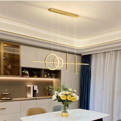 Lampa wisząca LED geometryczna — salon i jadalnia | Norivo Norivo