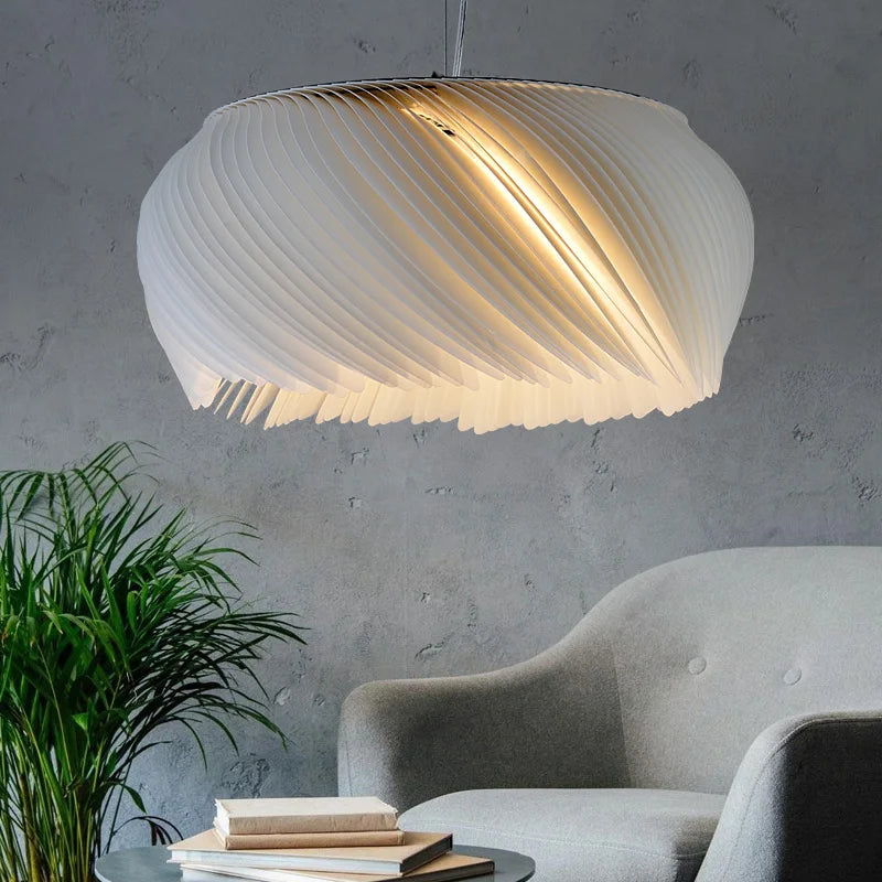 Luksusowa akrylowa lampa wisząca o rzeźbiarskiej formie — 3 rozmiary | Norivo Norivo
