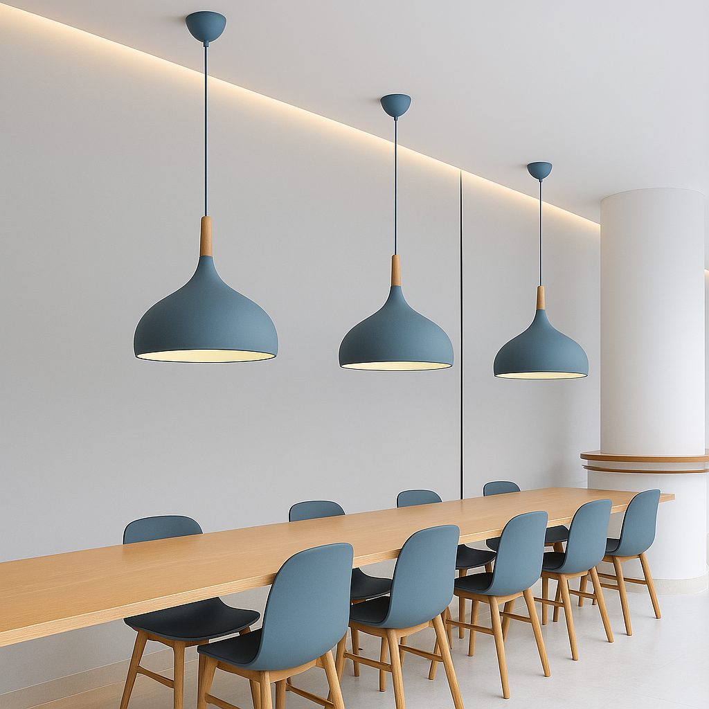 Lampa wisząca o zaokrąglonym kształcie — 8 kolorów | Norivo Norivo
