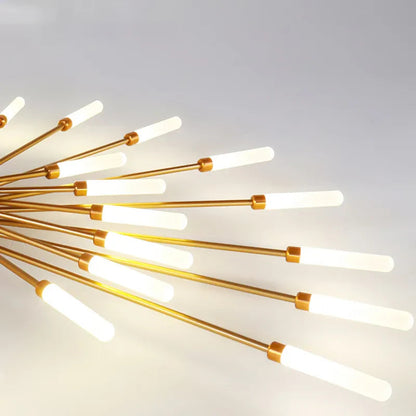 Żyrandol sufitowy LED — minimalistyczny design promieni słonecznych | Norivo Norivo