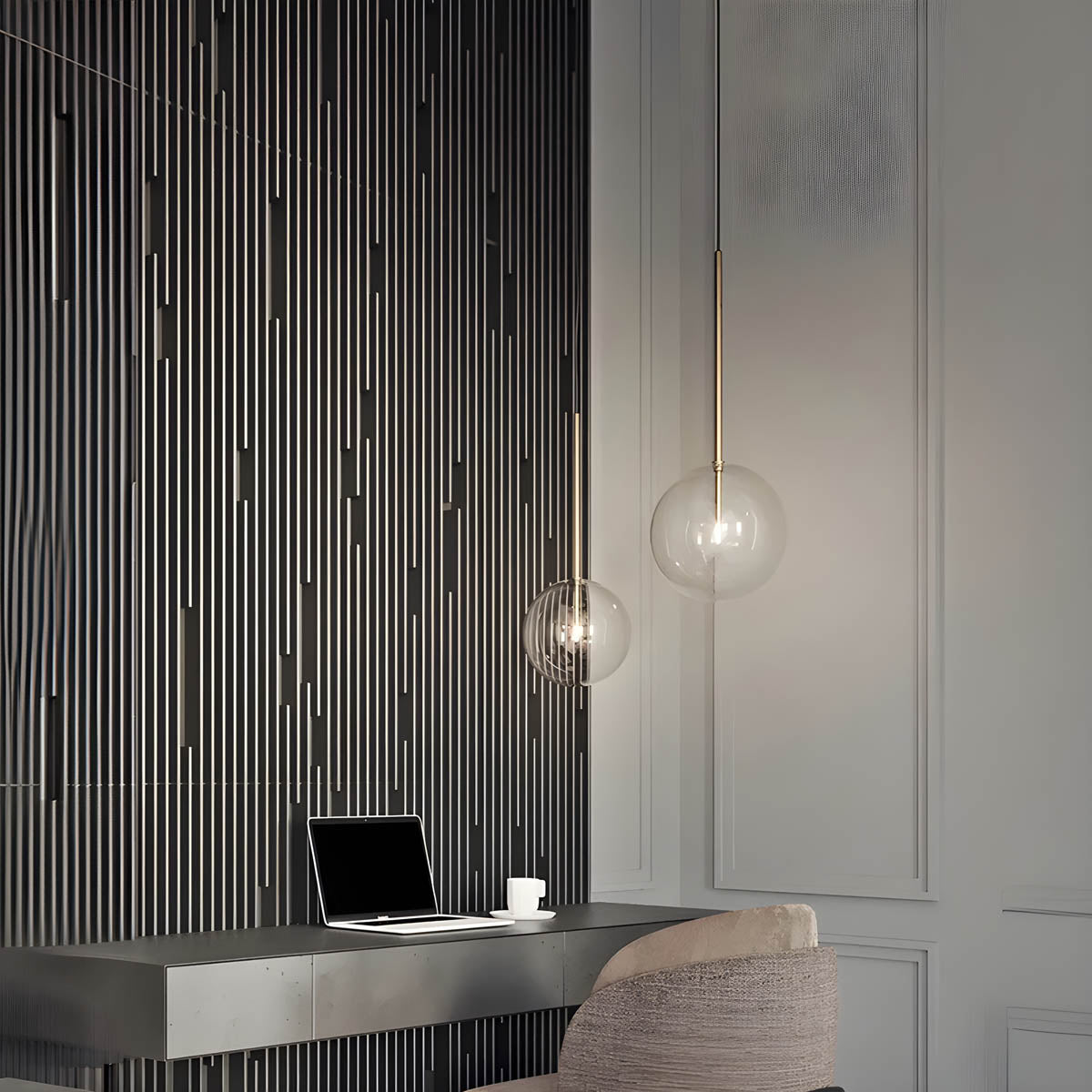 Lampa wisząca ORB — minimalistyczna kula szklana | Norivo Norivo