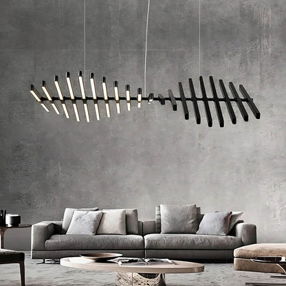 Lampa sufitowa FORMS — modułowy żyrandol z linii świetlnych kul LED | Norivo Norivo