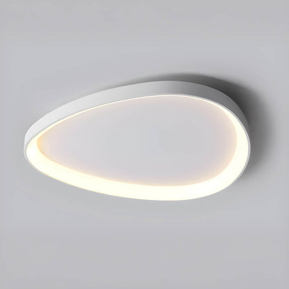 Plafon DEWY — okrągła, minimalistyczna lampa sufitowa, biała lub czarna | Norivo Norivo