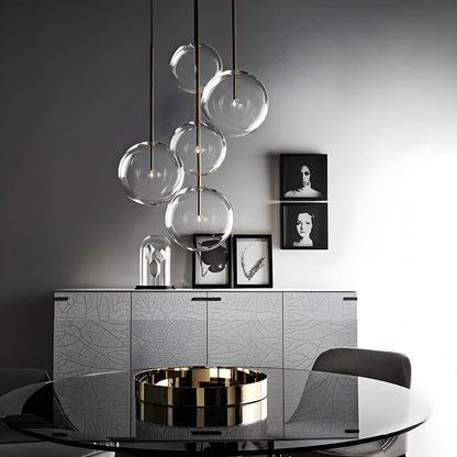 Lampa wisząca ORB — minimalistyczna kula szklana | Norivo Norivo
