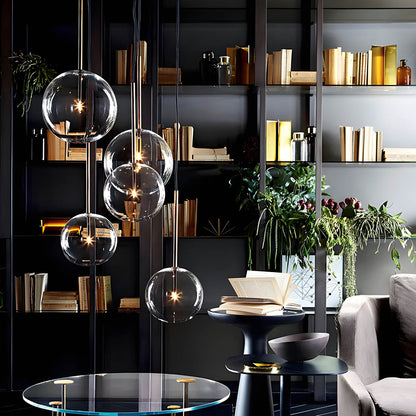 Lampa wisząca ORB — minimalistyczna kula szklana | Norivo Norivo