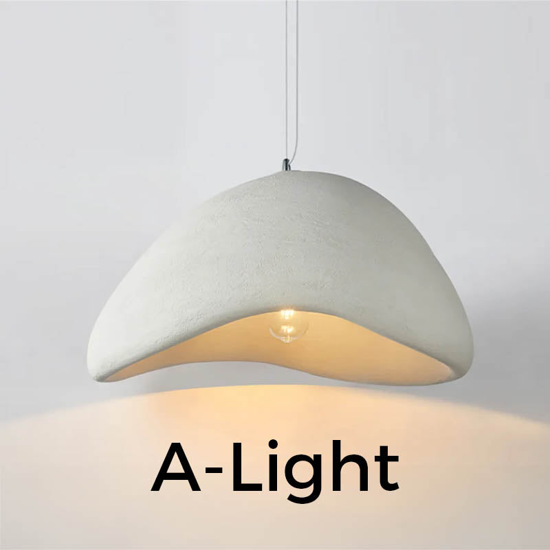 Lampa wisząca WABILUME — styl wabi-sabi, regulowana wysokość | Norivo Norivo