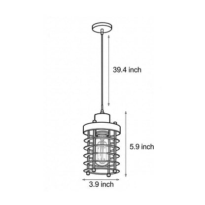 Loft Edison lampa wisząca zdjęcie 13