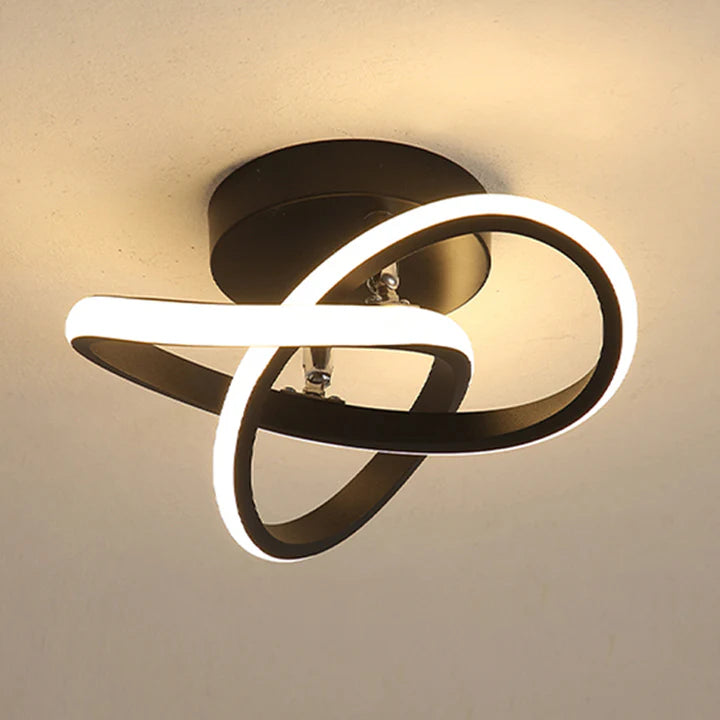 Lampa sufitowa LED — geometryczna oprawa trzy pierścienie, styl modern | Norivo Norivo